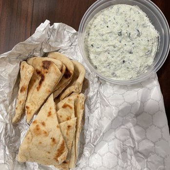 Yiassoo - Tzatziki Sauce with Pita - Greek Near Me - Campbell, California