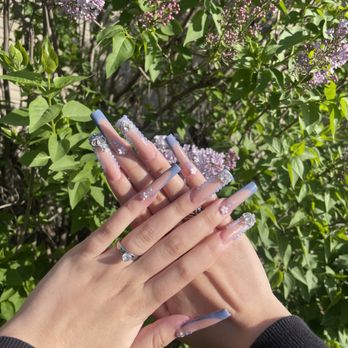 Merlexieglamlab - spring vibes & baby blue dreams. Obsessed with this set! - Nail Technicians Near Me - Visalia, California Merlexieglamlab - spring vibes & baby blue dreams. Obsessed with this set! - Nail Technicians Near Me - Visalia, California