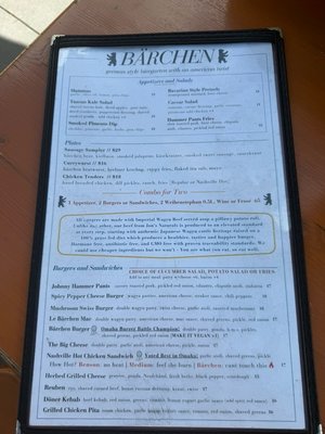 Menu photo 1 Bärchen Beer Garden Omaha, NE Menu photo 1 Bärchen Beer Garden Omaha, NE