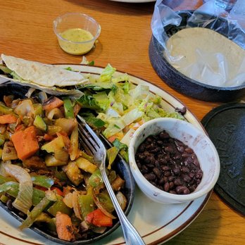 Avila's El Ranchito - Veggie Fajitas w/Corn Tortillas - Mexican Near Me - Lake Forest, California