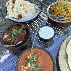Carlton Lounge - Butter chicken, chicken briyani, lamb curry, naan