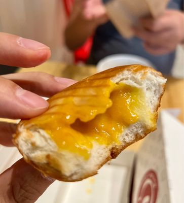Photo of Bun Bun Bao - Cerritos, CA, US. Crispy yolk bao inside