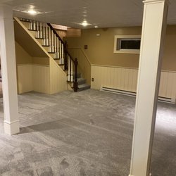 Basement carpet job