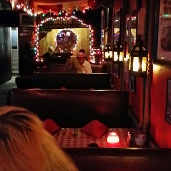 Chez Jay - Our booth seating area and decor inside. - Steakhouses Near Me - Santa Monica, California