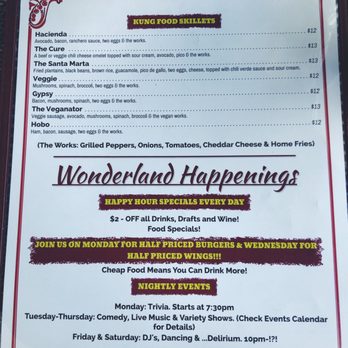 The Wonderland Ballroom - Brunch menu pt 2 - Dance Clubs Near Me - Washington, DC, District of Columbia The Wonderland Ballroom - Brunch menu pt 2 - Dance Clubs Near Me - Washington, DC, District of Columbia