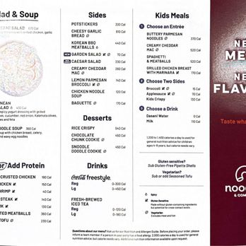 Noodles and Company - Menu page 1 of 2 - Noodles Near Me - Cypress, California
