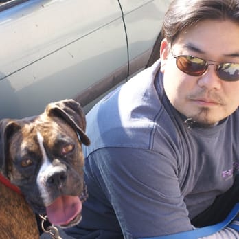 Boxer Rescue LA. - Outside of BRLA on the day we rescued Kona - Pet Adoption Near Me - Encino, California