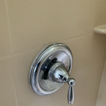 Virginia Bathtub Refinishing - Cover was not removed prior to painting. - Refinishing Services Near Me Virginia Bathtub Refinishing - Cover was not removed prior to painting. - Refinishing Services Near Me