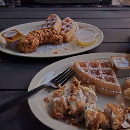 Chicken & Waffles Plate