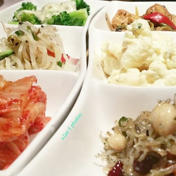 Sa Rang Bang - Complimentary side dishes aka banchan - Korean Near Me - Sacramento, California