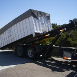 Debris Box - Pulling Roll-Off Box Up Rails Onto Truck #1