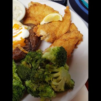 Cheddar's Scratch Kitchen - Very disappointed with their Cornmeal Catfish because it was not fully cooked. The ends/tips is discolored. - American Near Me - Houston, Texas Cheddar's Scratch Kitchen - Very disappointed with their Cornmeal Catfish because it was not fully cooked. The ends/tips is discolored. - American Near Me - Houston, Texas