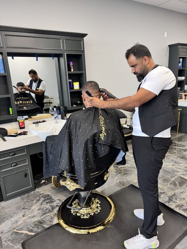 Kingsman Barbershop Logo