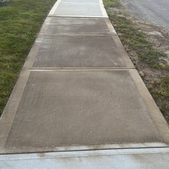 Brennan Builders - My unsealed concrete in front of a newly built Brennan Home - General Contractors Near Me - Evans City, Pennsylvania