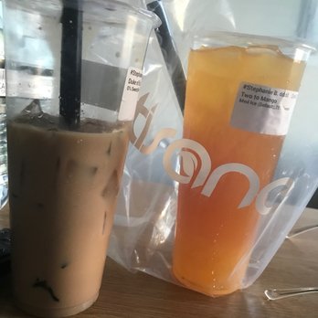 Fynix Rizen - Duke of Earl milk tea no sugar, Two to Mango - Bubble Tea Near Me - Westminster, California