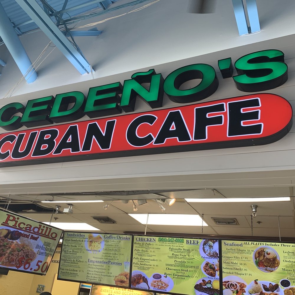 Cedeno's Cuban Cafe - Food Court - Cuban Near Me - Plantation, Florida Cedeno's Cuban Cafe - Food Court - Cuban Near Me - Plantation, Florida