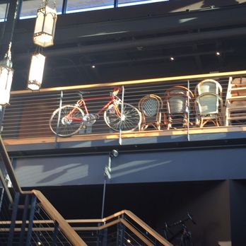 Café Hollander Hilldale - Cool bikes all over the restaurant! - American Near Me - Madison, Wisconsin