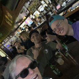 Hanging in the 'hood with the crew.