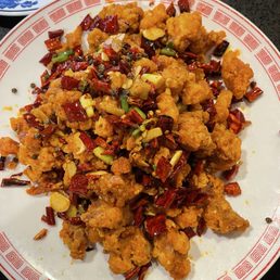 16.Fried Chicken Cubes w.Hot Pepper- 16.Fried Chicken Cubes w.Hot Pepper-