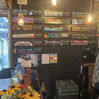 Lookout Brewing - Beer board. - Breweries Near Me - Black Mountain, North Carolina