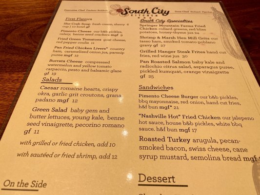 Menu photo 8 South City Kitchen - Avalon Alpharetta, GA Menu photo 8 South City Kitchen - Avalon Alpharetta, GA