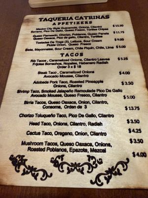 Menu photo 2 Taqueria Catrinas Carrollton, TX Menu photo 2 Taqueria Catrinas Carrollton, TX