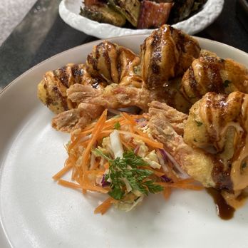 Minami - Almost finished the ebi fritters before I remember to take a Yelp photo... which means definitely delicious - Japanese Near Me - Vancouver, British Columbia