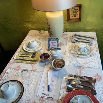 Dr. Bombay's Underwater Tea Party - Table setting - Tea Rooms Near Me - Atlanta, Georgia Dr. Bombay's Underwater Tea Party - Table setting - Tea Rooms Near Me - Atlanta, Georgia