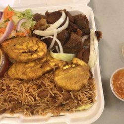 Brothers Kafe Kreyol - Griot (Fried Pork) Platter $11.00 Brothers Kafé Kreyol hands down the best Haitian restaurant in the area.