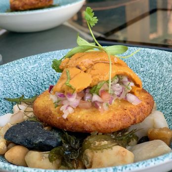 Causa Amazonia - Tortita Nortena - excellently fresh Uni - Tapas/Small Plates Near Me - Washington, DC, District of Columbia Causa Amazonia - Tortita Nortena - excellently fresh Uni - Tapas/Small Plates Near Me - Washington, DC, District of Columbia