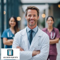 Allied Equity - 100% Purchase loans available for Medical Professionals. No downpayment required.