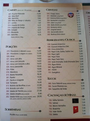 Menu photo 2 Rancho do Boi Belo Horizonte, MG