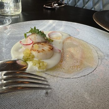 Restaurant 1877 - Scallop starter - Modern European Near Me - Bergen, 12