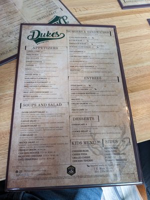 Menu photo 7 Duke's Northwoods St. Charles, IL
