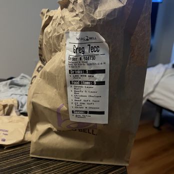Taco Bell - The bag that was crammed full!!! - Fast Food Near Me - Poplar Bluff, Missouri Taco Bell - The bag that was crammed full!!! - Fast Food Near Me - Poplar Bluff, Missouri