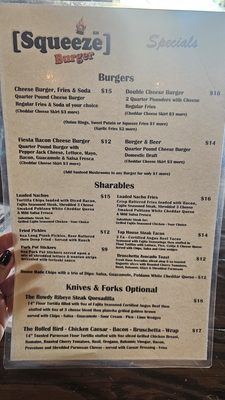 Menu photo 3 Squeeze Burger & Brew Stockton, CA Menu photo 3 Squeeze Burger & Brew Stockton, CA