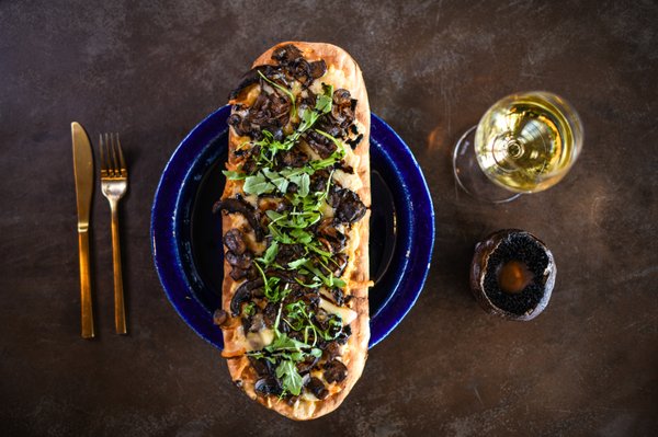 Photo of Village Vino - San Diego, CA, US. Wild Mushroom Flatbread