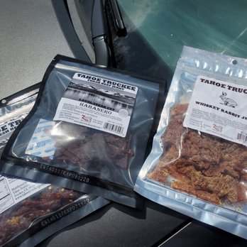 Jerky Junction - Tahoe Truckee Jerky - Hot, Habanero & Whiskey Rabbit Jerky - Specialty Food Near Me - Truckee, California