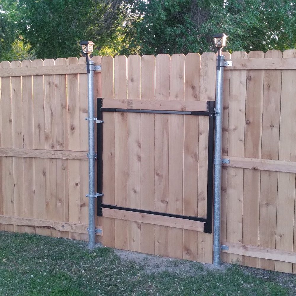 New 7ft fencing with man gate! New 7ft fencing with man gate!
