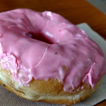 Sip & Dip - Strawberry donut - Donuts Near Me - Saint Cloud, Florida