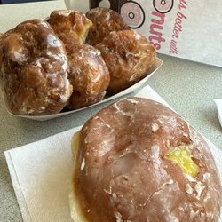 Miss Oodie's Paradise Donuts - Apple Fritter Bites and Lemon Crème Donut