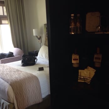 The Sofia Hotel - Bedroom decent size :) free water and coffee - Hotels Near Me - San Diego, California