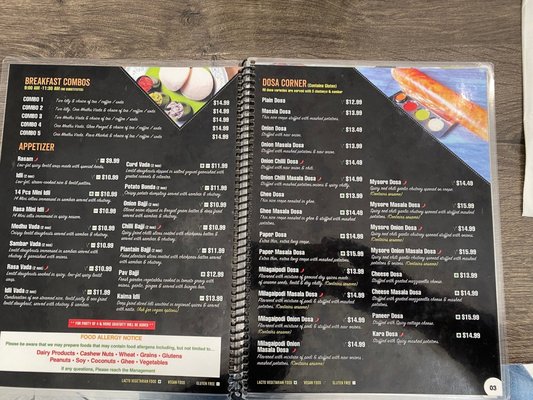 Menu photo 1 Saravana Bhavan New York, NY Menu photo 1 Saravana Bhavan New York, NY