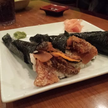 Wasabi - Salmon Skin Hand Roll - Japanese Near Me - Ocean Springs, Mississippi Wasabi - Salmon Skin Hand Roll - Japanese Near Me - Ocean Springs, Mississippi