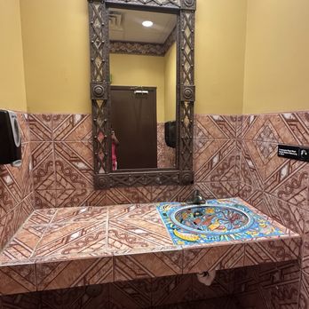 Pancho's Mexican Grill - Beautiful restroom decor - Mexican Near Me - Birmingham, Alabama