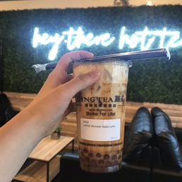 Monster boba!! Very creamy and not too sweet! The boba is soft and sweet too!