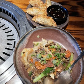 PERILLA korean fare - Pork dumplings and rice cake royale - Korean Near Me - Chicago, Illinois PERILLA korean fare - Pork dumplings and rice cake royale - Korean Near Me - Chicago, Illinois