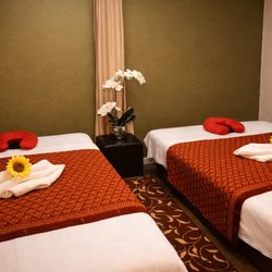 Luxury Thai Massage - Clean and comfortable private room for couples massage. Relaxing, professional, and peaceful environment.