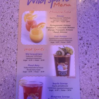 Wild Eggs - Boozy menu - Breakfast & Brunch Near Me - Greenwood, Indiana
