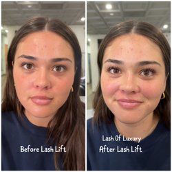 Before and After Lash Lift